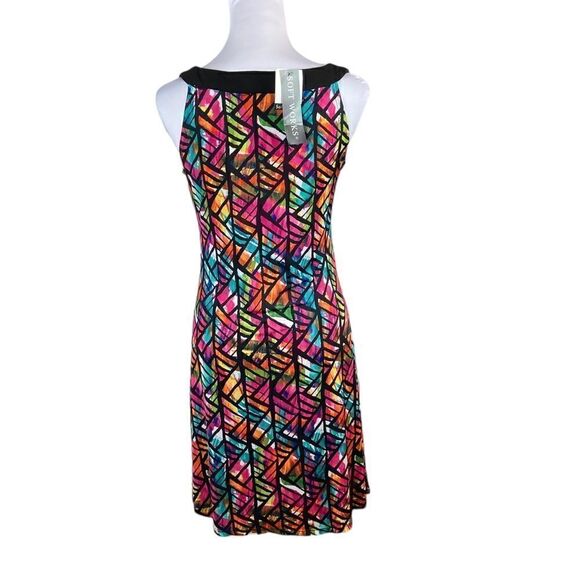 Soft Works Multicolor Sleeveless Dress, Size S, NWT - Picture 2 of 9